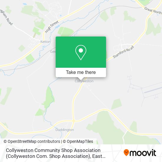 Collyweston Community Shop Association map