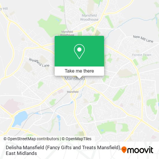 Delisha Mansfield (Fancy Gifts and Treats Mansfield) map