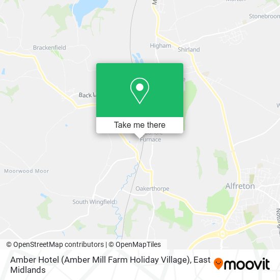 Amber Hotel (Amber Mill Farm Holiday Village) map