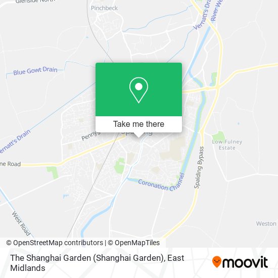 The Shanghai Garden map