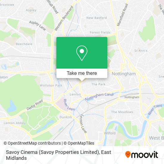 Savoy Cinema (Savoy Properties Limited) map
