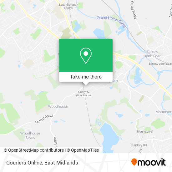Couriers Online map