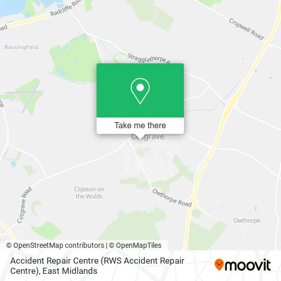 Accident Repair Centre map