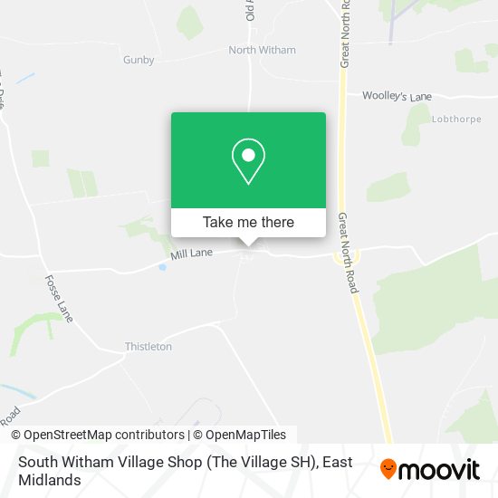 South Witham Village Shop (The Village SH) map