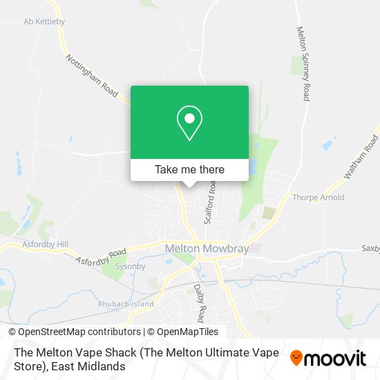 The Melton Vape Shack (The Melton Ultimate Vape Store) map