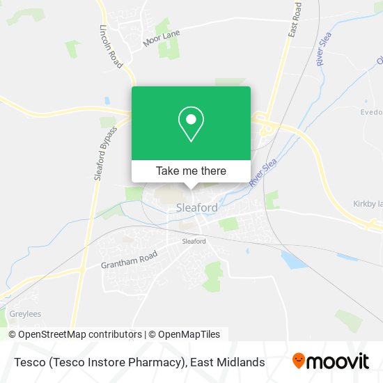 Tesco (Tesco Instore Pharmacy) map