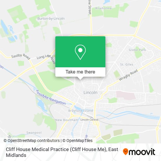 Cliff House Medical Practice map