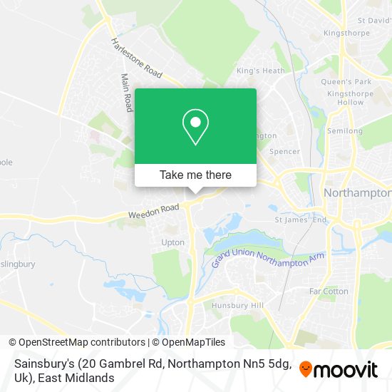 Sainsbury's (20 Gambrel Rd, Northampton Nn5 5dg, Uk) map
