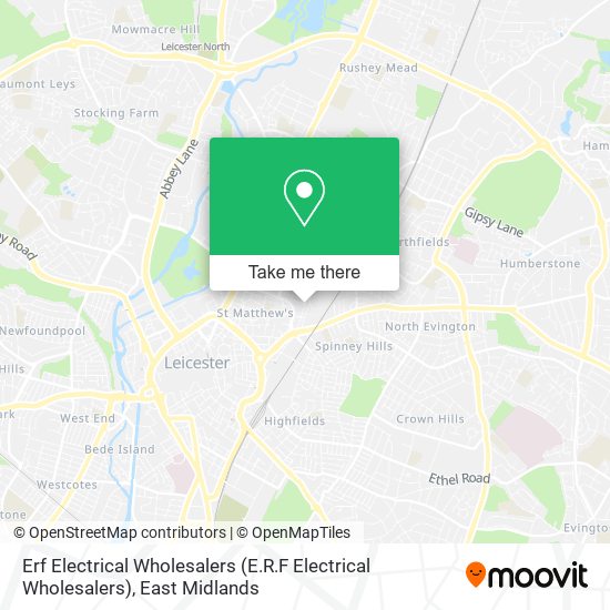 Erf Electrical Wholesalers (E.R.F Electrical Wholesalers) map