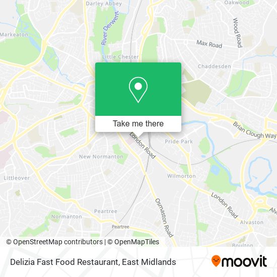 Delizia Fast Food Restaurant map