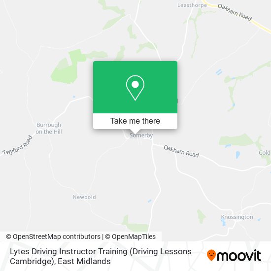 Lytes Driving Instructor Training (Driving Lessons Cambridge) map