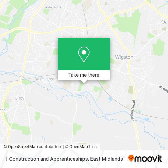 I-Construction and Apprenticeships map