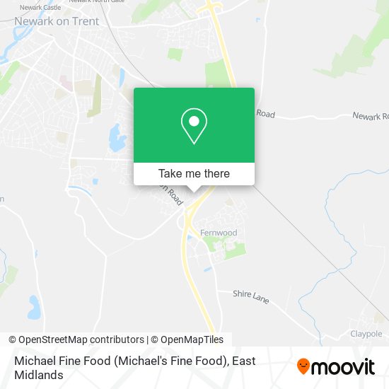 Michael Fine Food map