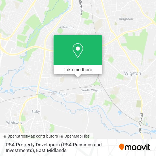 PSA Property Developers (PSA Pensions and Investments) map
