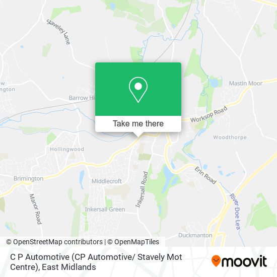 C P Automotive (CP Automotive/ Stavely Mot Centre) map