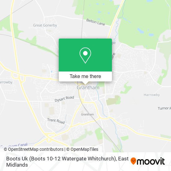 Boots Uk (Boots 10-12 Watergate Whitchurch) map