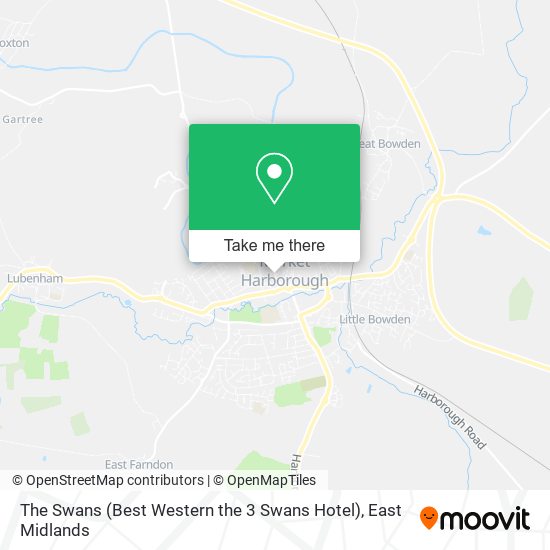 The Swans (Best Western the 3 Swans Hotel) map