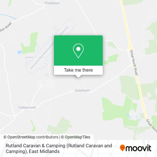 Rutland Caravan & Camping map