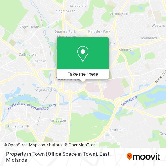 Property in Town (Office Space in Town) map
