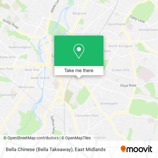 Bella Chinese (Bella Takeaway) map