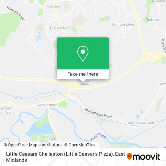 Little Caesars Chellaston (Little Caesar's Pizza) map