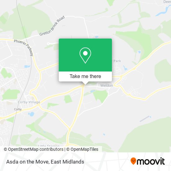 Asda on the Move map