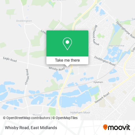 Whisby Road map