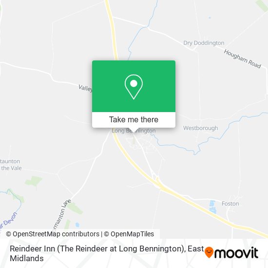 Reindeer Inn (The Reindeer at Long Bennington) map