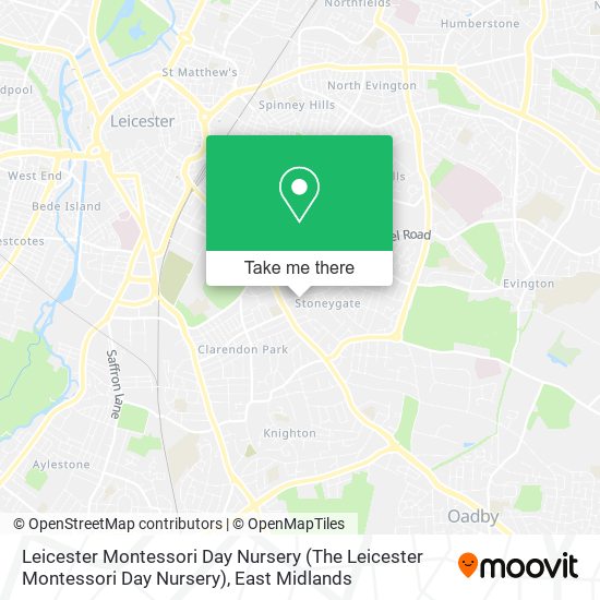 Leicester Montessori Day Nursery map