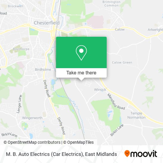 M. B. Auto Electrics (Car Electrics) map