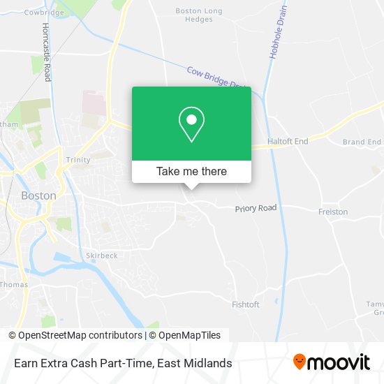 Earn Extra Cash Part-Time map