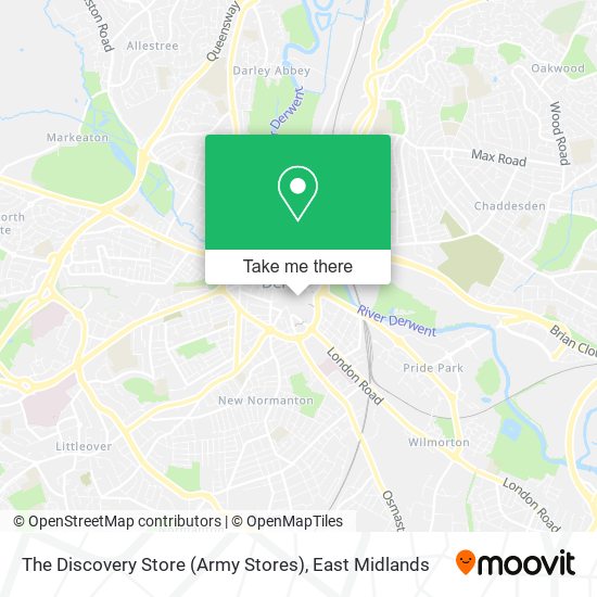 The Discovery Store (Army Stores) map