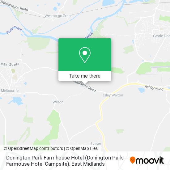Donington Park Farmhouse Hotel (Donington Park Farmouse Hotel Campsite) map