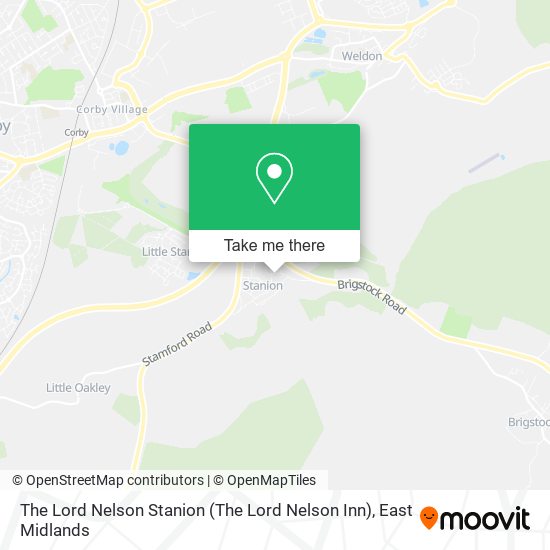 The Lord Nelson Stanion map