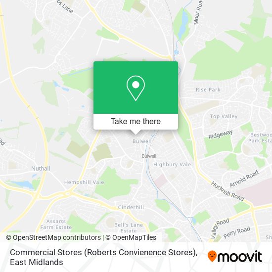 Commercial Stores (Roberts Convienence Stores) map