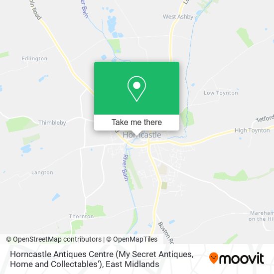 Horncastle Antiques Centre (My Secret Antiques, Home and Collectables') map