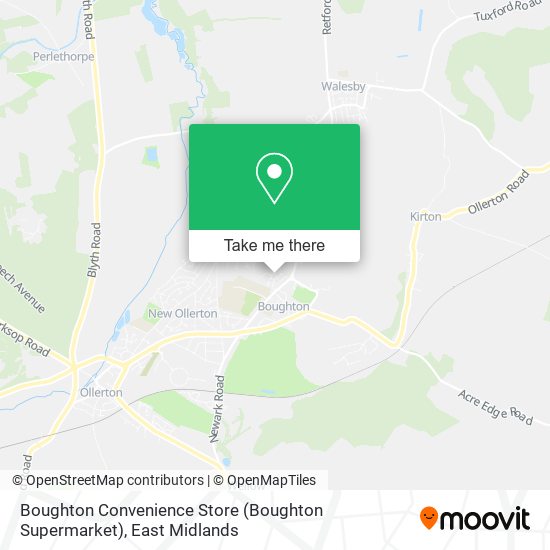 Boughton Convenience Store (Boughton Supermarket) map
