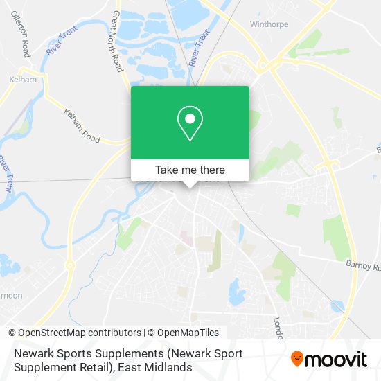 Newark Sports Supplements (Newark Sport Supplement Retail) map