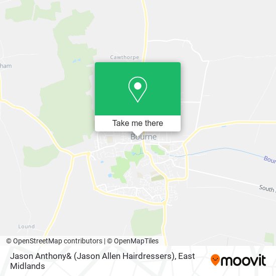 Jason Anthony& (Jason Allen Hairdressers) map