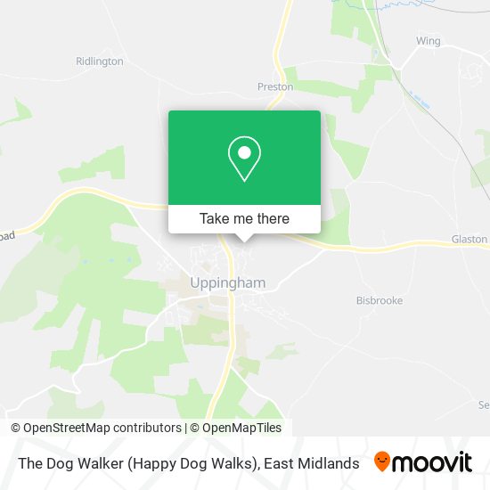 The Dog Walker (Happy Dog Walks) map