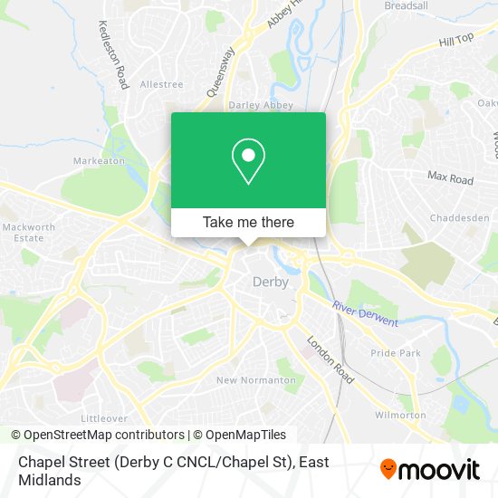 Chapel Street (Derby C CNCL / Chapel St) map