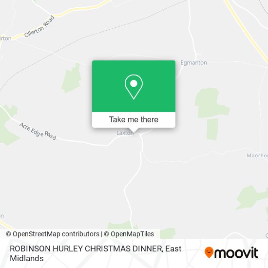 ROBINSON HURLEY CHRISTMAS DINNER map
