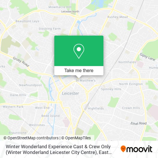 Winter Wonderland Experience Cast & Crew Only (Winter Wonderland Leicester City Centre) map