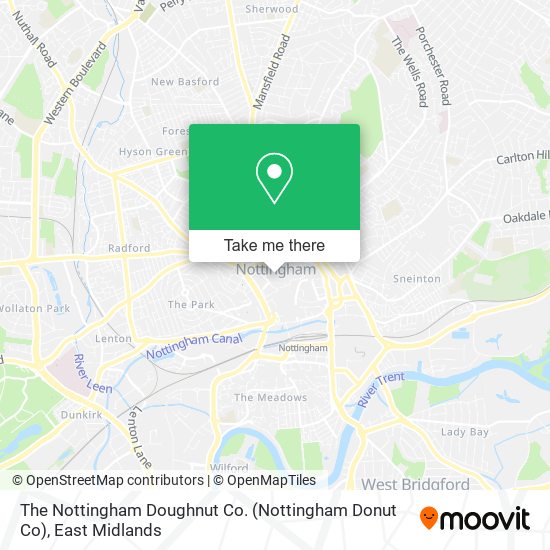 The Nottingham Doughnut Co. (Nottingham Donut Co) map