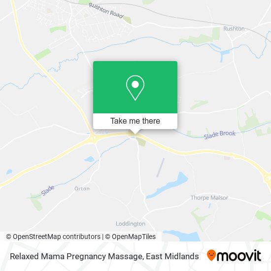Relaxed Mama Pregnancy Massage map