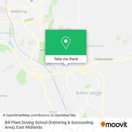 Bill Plant Driving School (Kettering & Surrounding Area) map