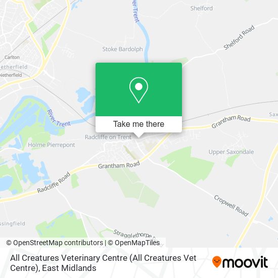 All Creatures Veterinary Centre map