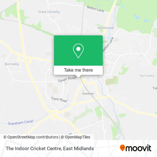 The Indoor Cricket Centre map