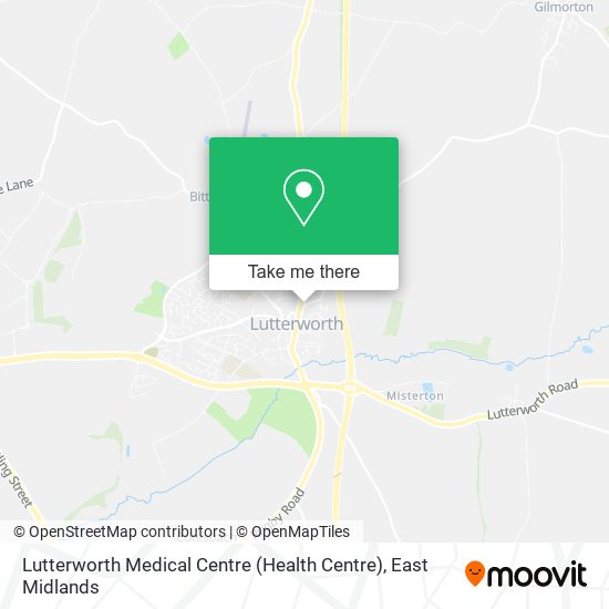 Lutterworth Medical Centre (Health Centre) map