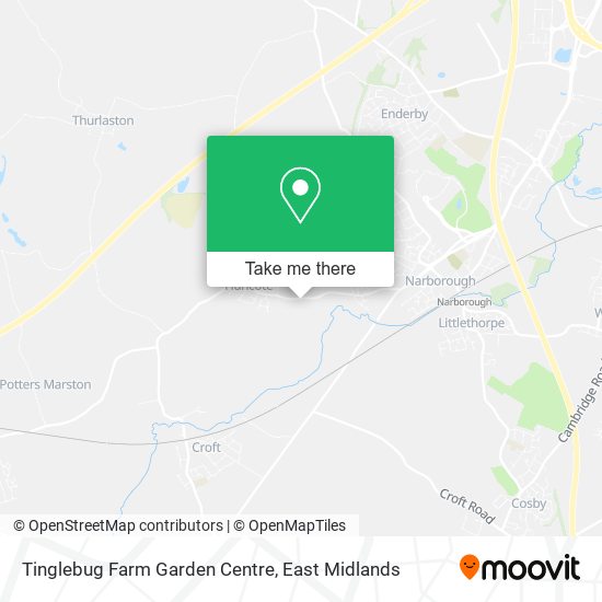 Tinglebug Farm Garden Centre map